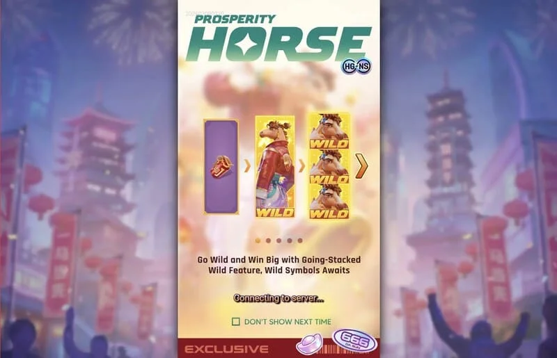 Prosperity Horse – virnastatud Wild rullikutel